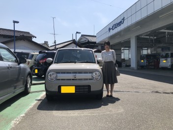 かわいいだけとは言わせない！ラパンご納車です。